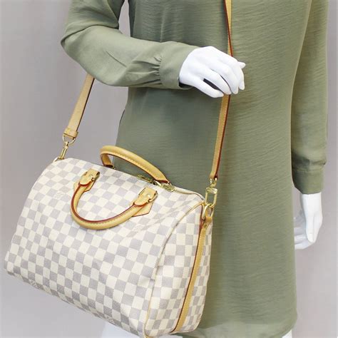 Speedy Bandoulière 30 Damier Azur 